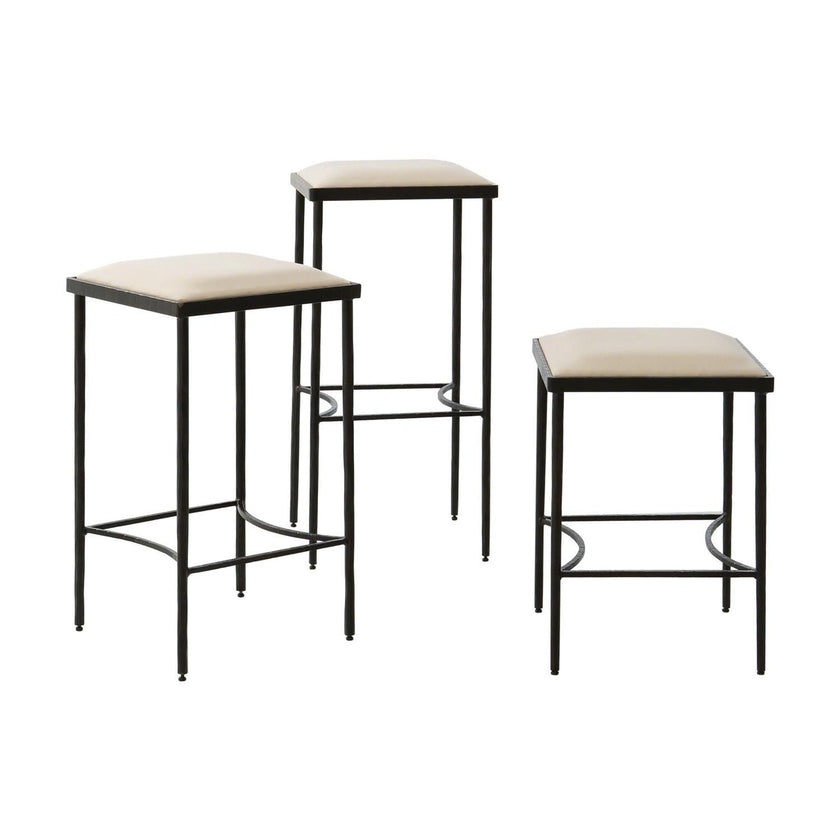 Global Views Hammered Bar Stool
