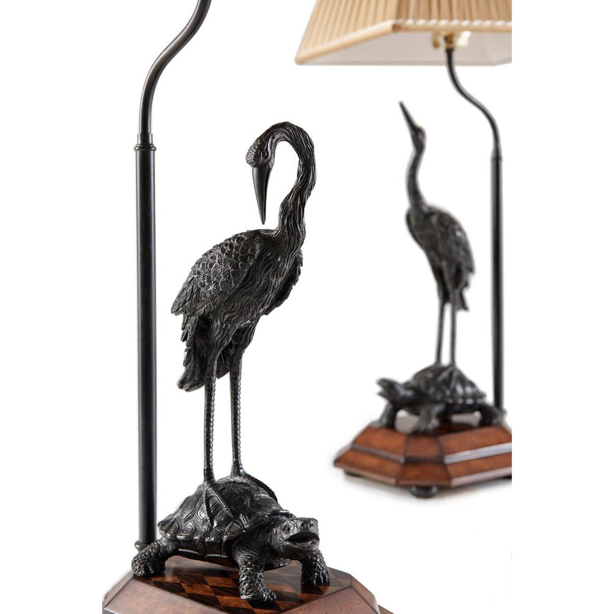 Theodore Alexander Meiji Cranes Table Lamp