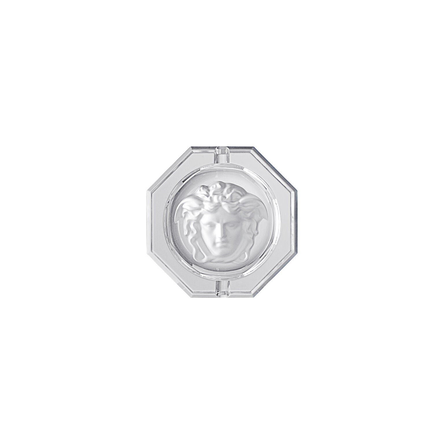 Versace Medusa Lumiere Ashtray - Clear