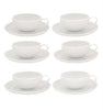 Vista Alegre Ornament Tea Cup & Saucer By Sam Baron - Set of 6