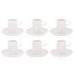 Vista Alegre Ornament Coffee Cup & Saucer By Sam Baron - Set of 6