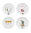 Vista Alegre Tea with Alice Dessert Plates (Gift Box) By Teresa Lima - Set of 4
