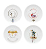 Vista Alegre Tea with Alice Dessert Plates (Gift Box) By Teresa Lima - Set of 4