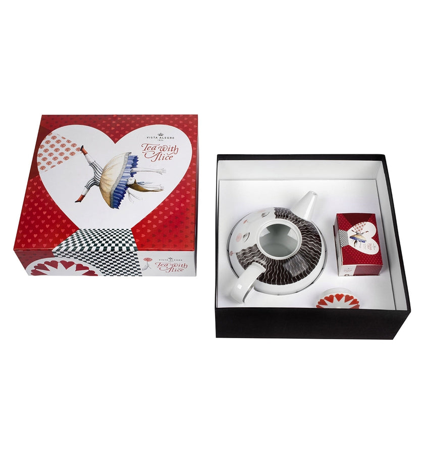 Vista Alegre Tea with Alice Tea Pot & Tea Bag (Gift Box) - Set