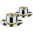 Vista Alegre Christian Lacroix - Sol Y Sombra Coffee Cup & Saucer By Christian Lacroix