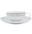 Vista Alegre Orquestra Tea Cup And Saucer Blue By David Raffoul and Nicolas Moussallem