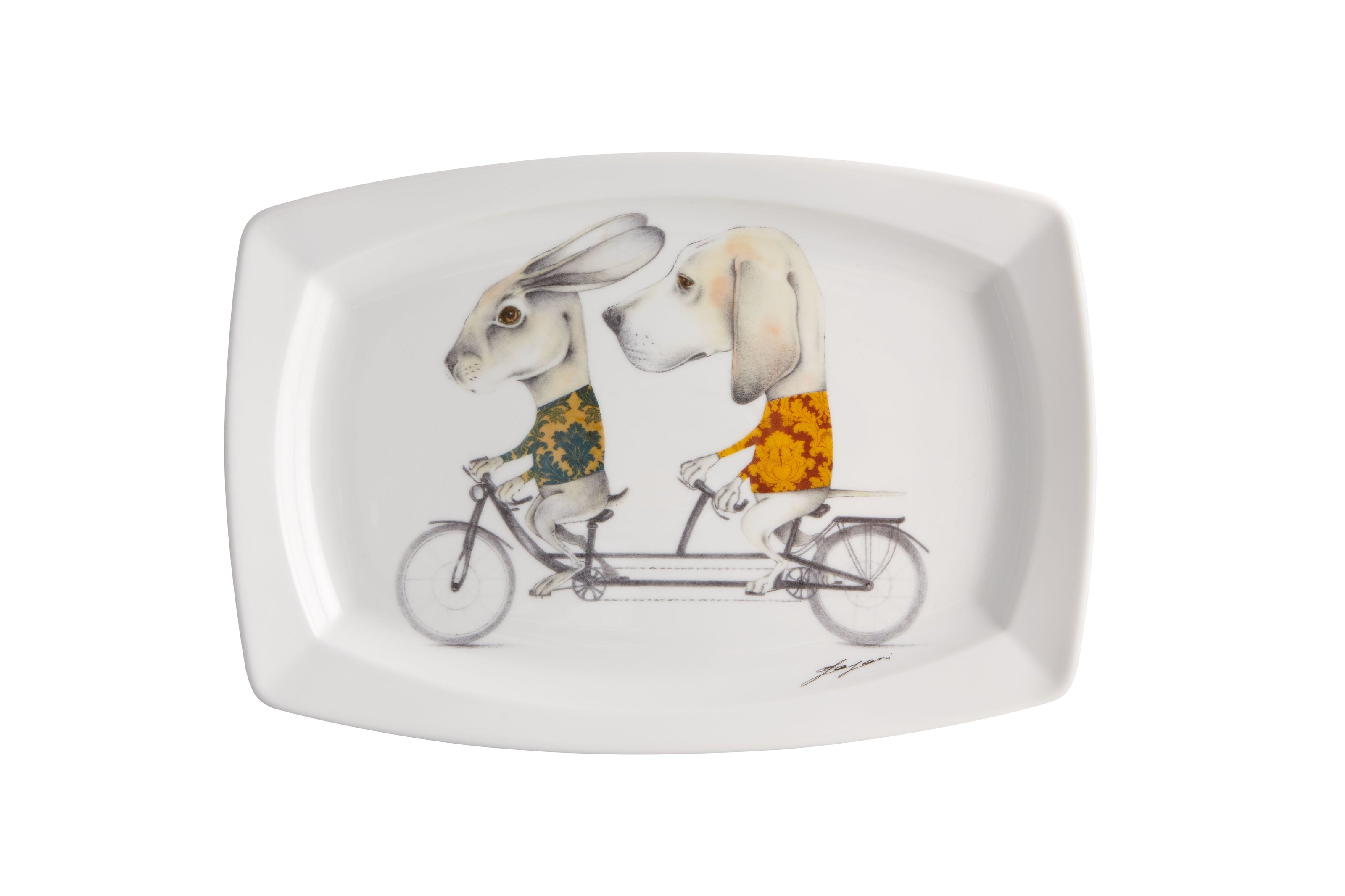 Vista Alegre 2I Rectangular Plate By Matteo Pagani