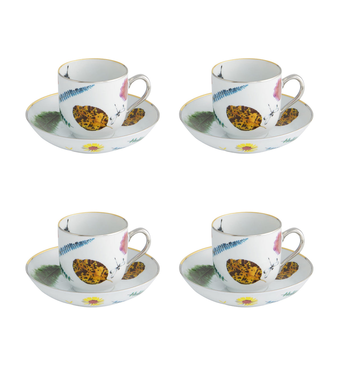 Vista Alegre Christian Lacroix - Caribe Tea Cup And Saucer By Christian Lacroix