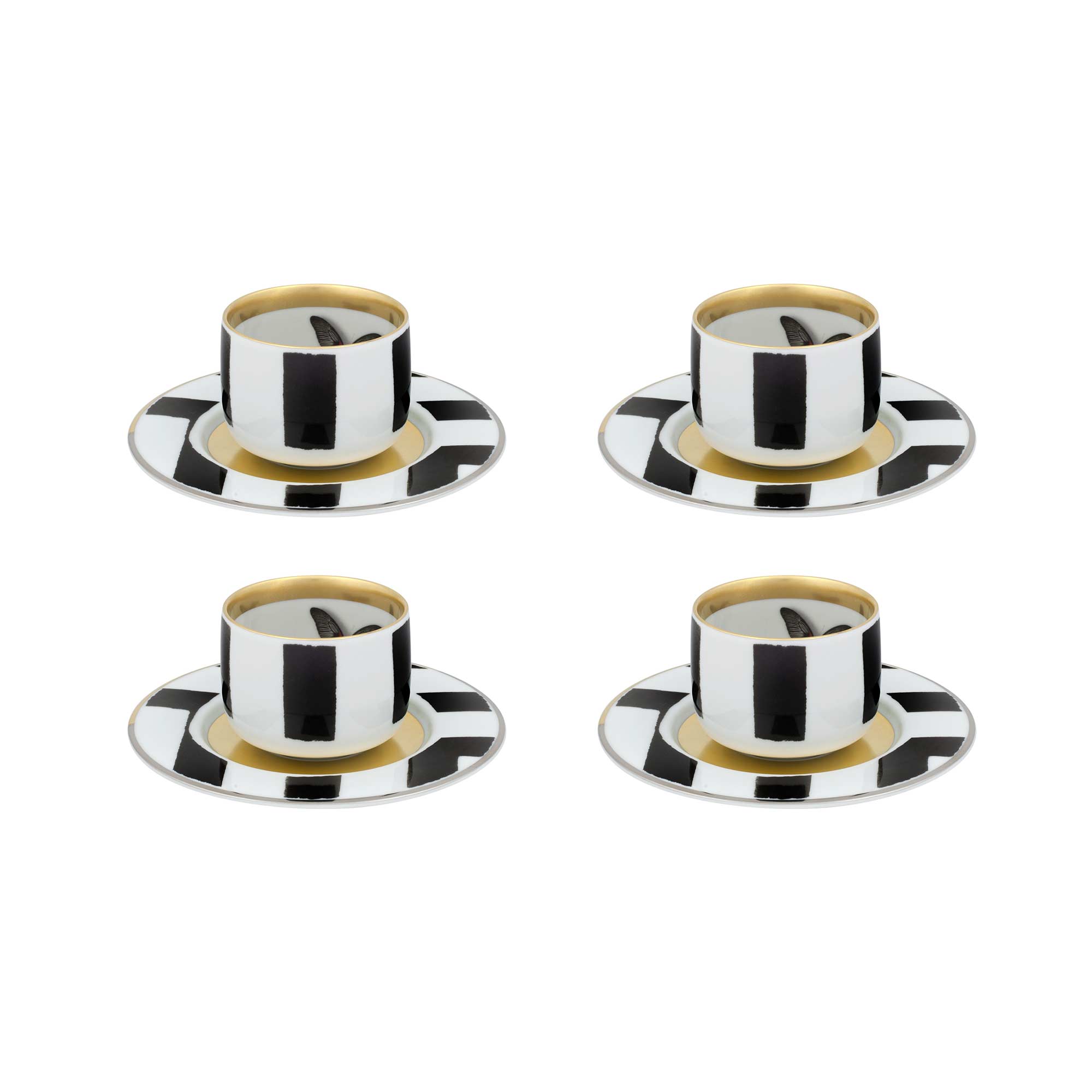 Vista Alegre Christian Lacroix - Sol Y Sombra Coffee Cup & Saucer By Christian Lacroix