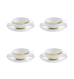 Vista Alegre Domo Gold Tea Cup And Saucer