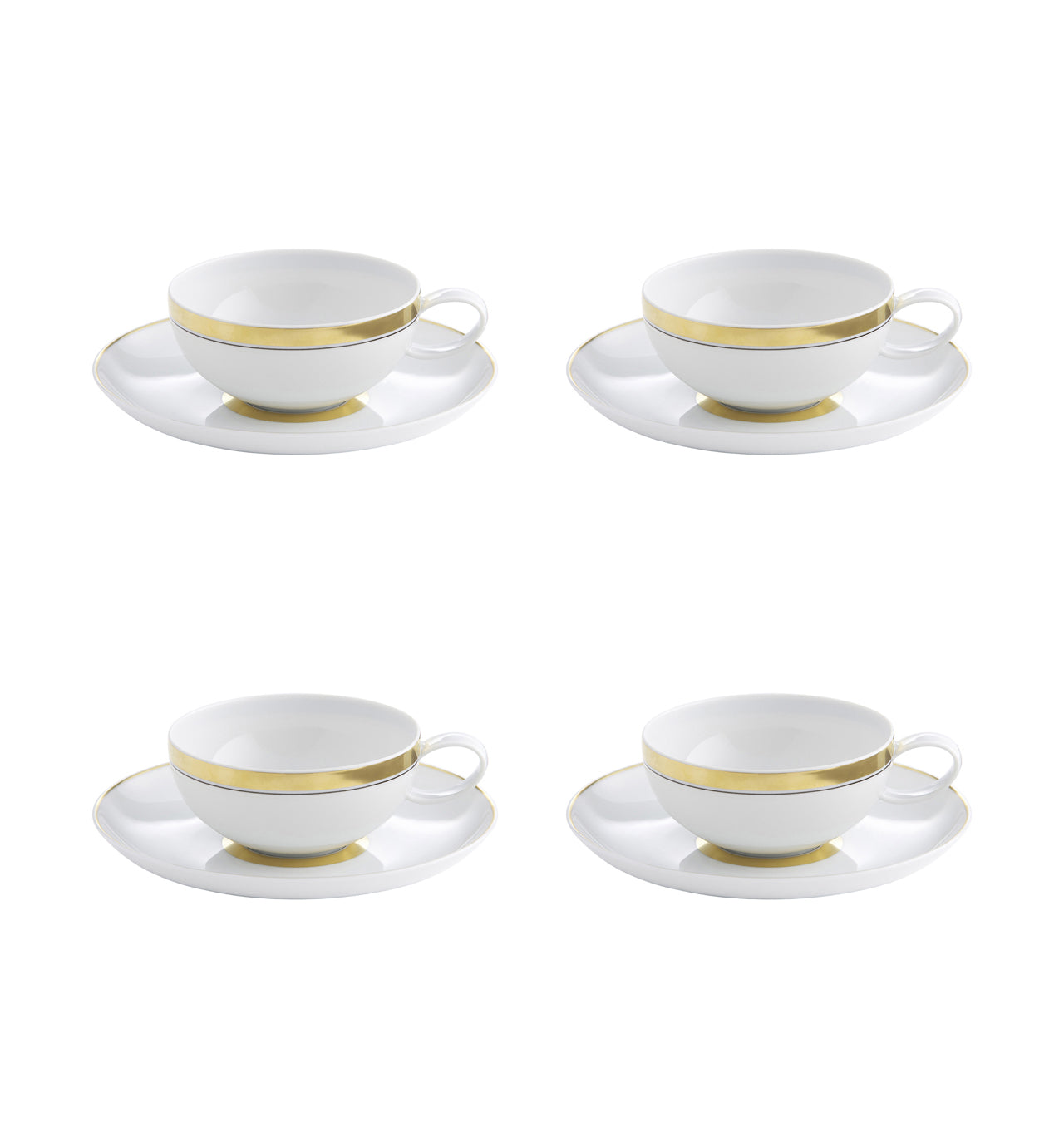 Vista Alegre Domo Gold Tea Cup And Saucer