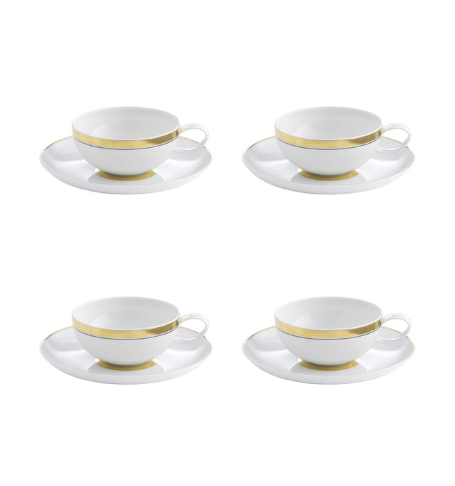 Vista Alegre Domo Gold Tea Cup And Saucer