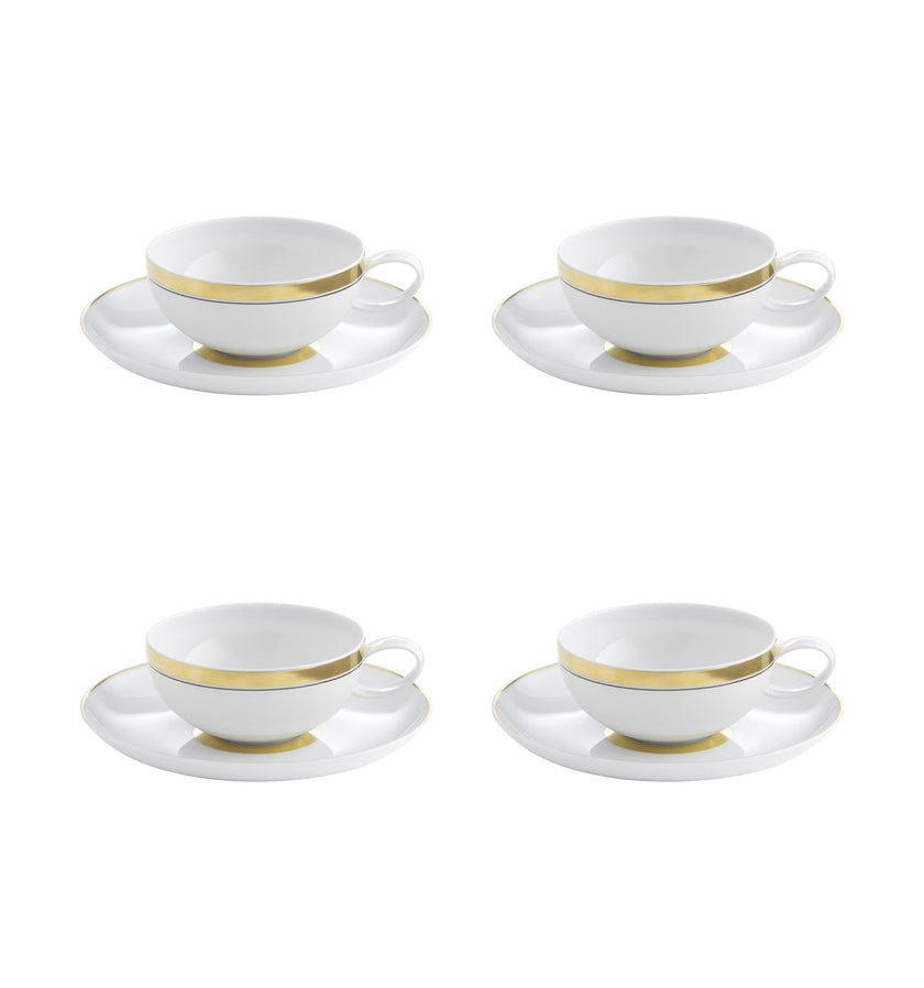 Vista Alegre Domo Gold Tea Cup And Saucer