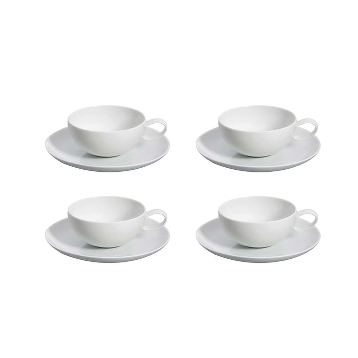 Vista Alegre Domo White Tea Cup And Saucer