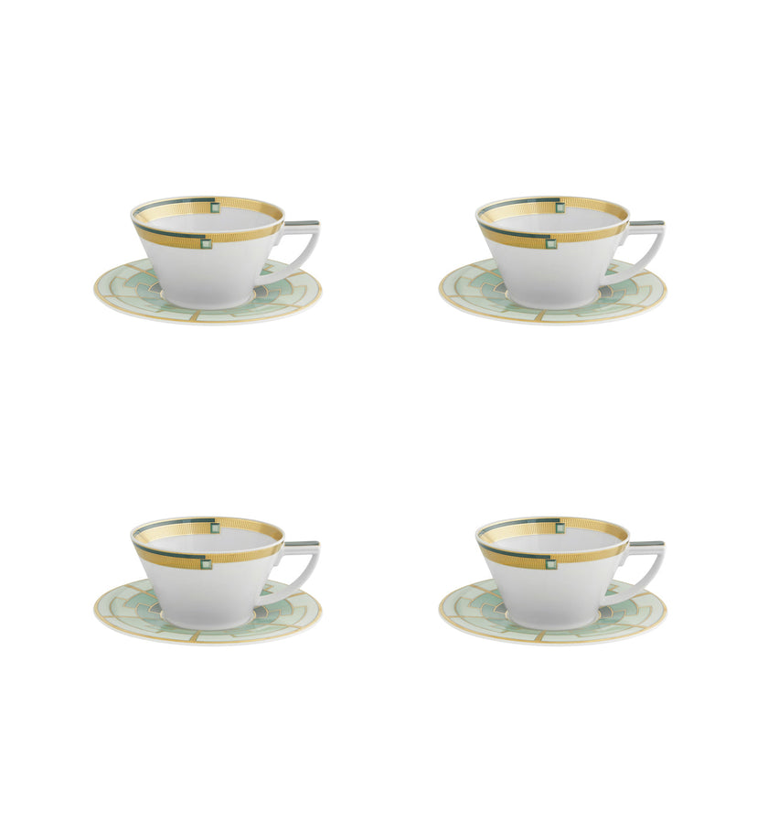 Vista Alegre Emerald Tea Cup And Saucer