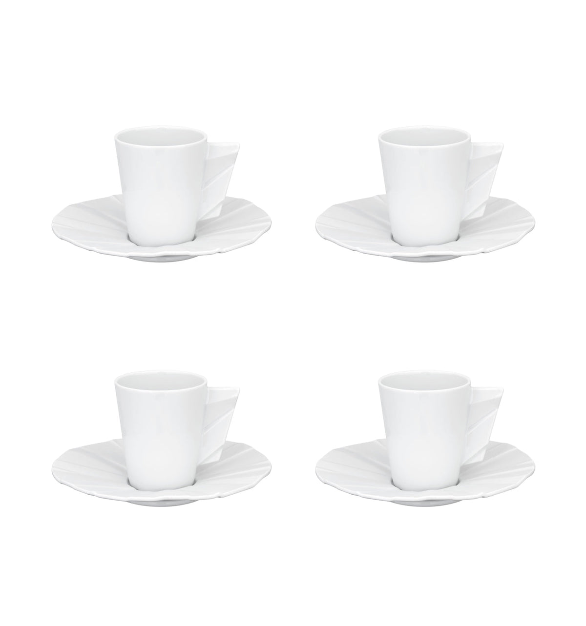 Vista Alegre Matrix Coffee Cup And Saucer By Bartek Mejor