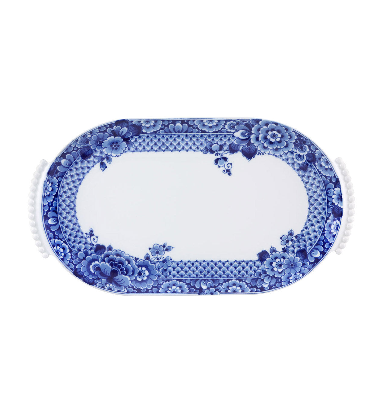 Vista Alegre Blue Ming Large Oval Platter By Marcel Wanders