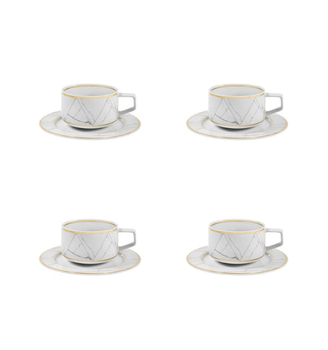 Vista Alegre Carrara Tea Cup And Saucer By Coline le Corre