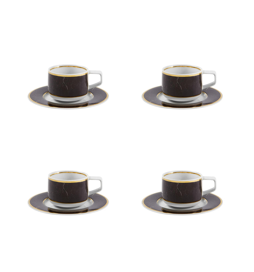 Vista Alegre Carrara Coffee Cup & Saucer By Coline le Corre
