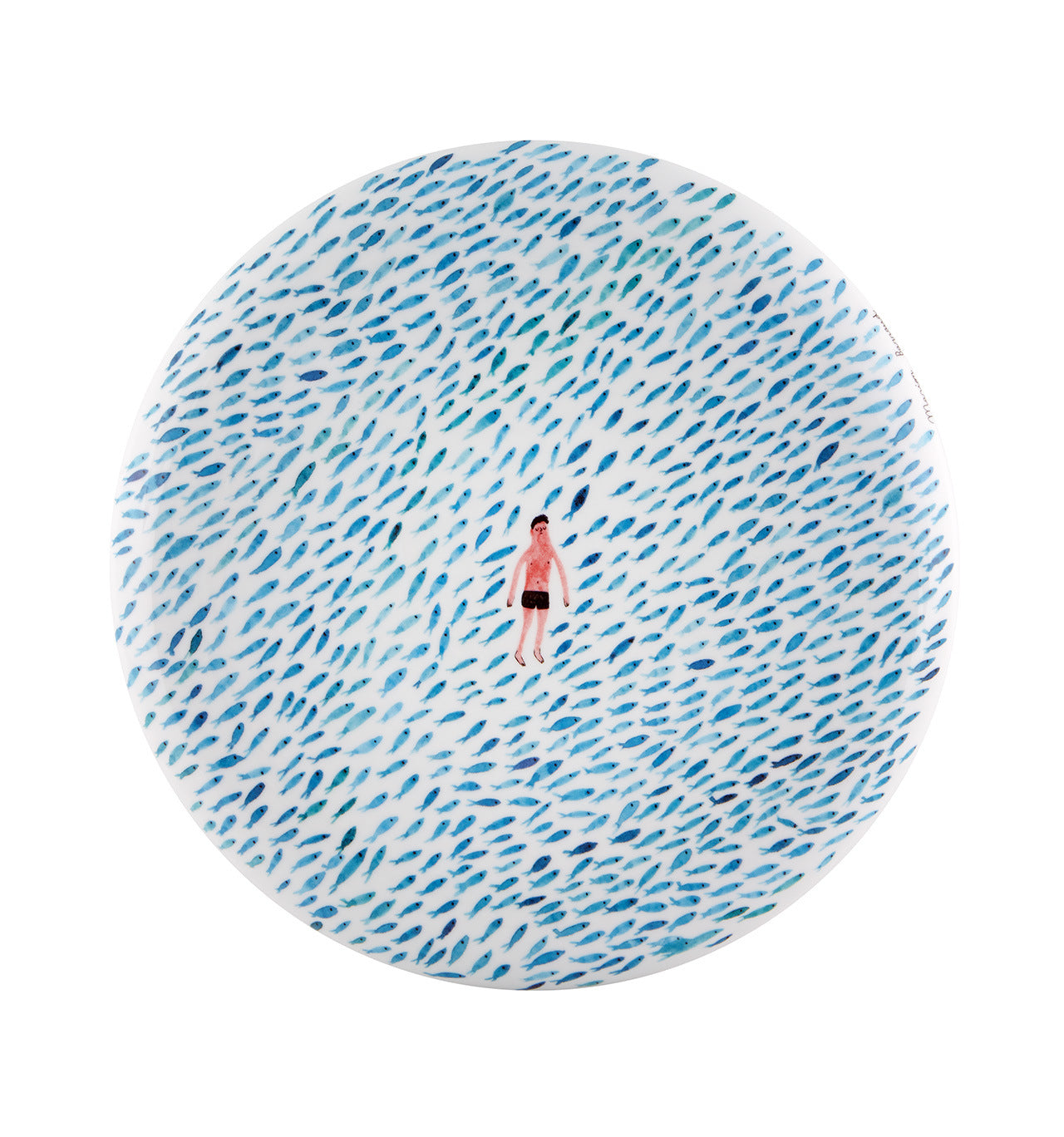 Vista Alegre 2I Round Plate By Marion Barraud