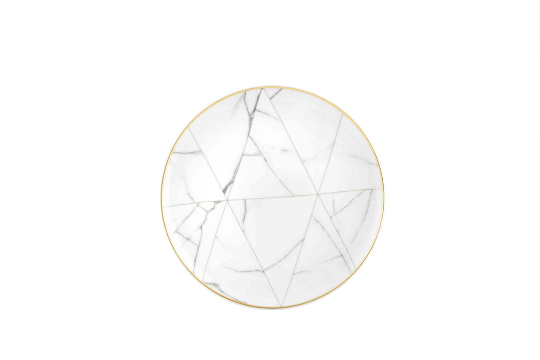 Vista Alegre Carrara Dessert Plate White Marble