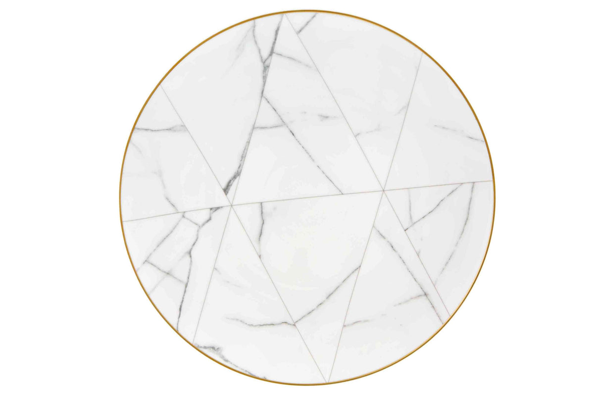 Vista Alegre Carrara Charger Plate White Marble