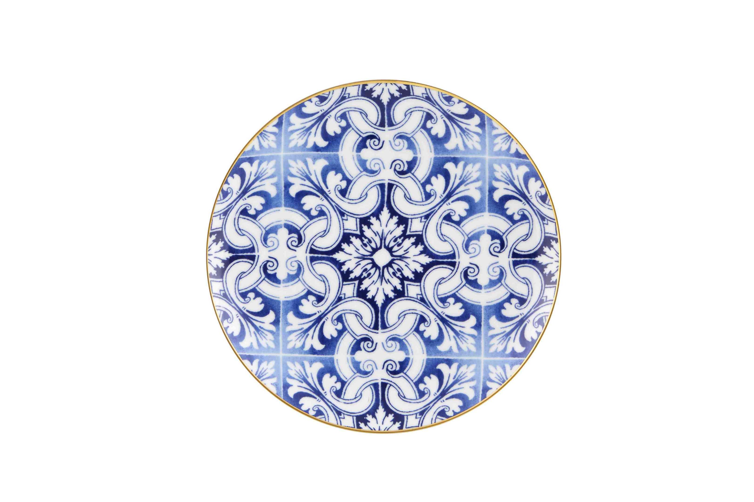 Vista Alegre Transatlantica Tile Dinner Plate