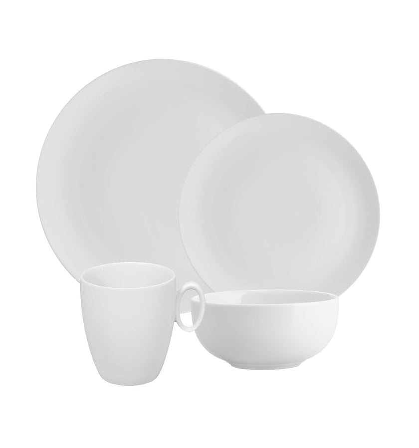Vista Alegre Broadway White Set of 4 Plate Pieces