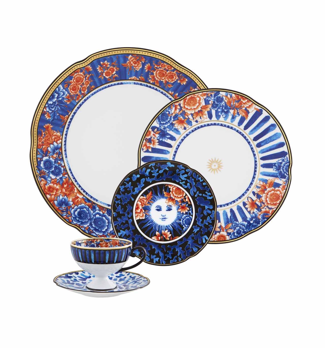 Vista Alegre Cannaregio Set of 5 Plate Pieces