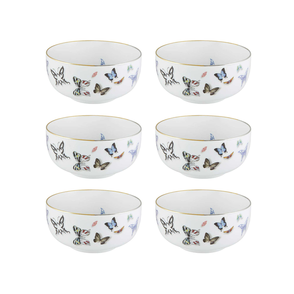 Vista Alegre Christian Lacroix - Butterfly Parade Bowl 6" By Christian Lacroix