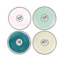 Vista Alegre Christian Lacroix - Herbariae Dessert Plates By Christian Lacroix - Set of 4