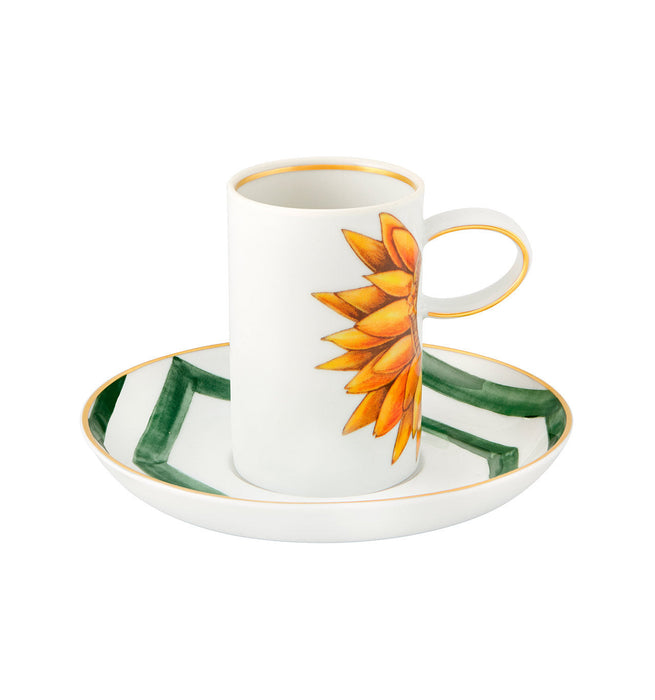 Vista Alegre Amazonia Expresso Cups And Saucers - Set of 2
