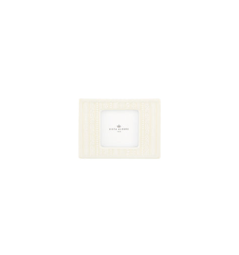 Vista Alegre Ivory Small Square Picture Frame - Sale
