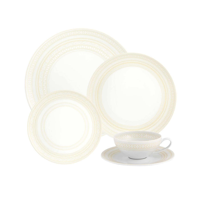 Vista Alegre Ivory Set of 5 Plate Pieces