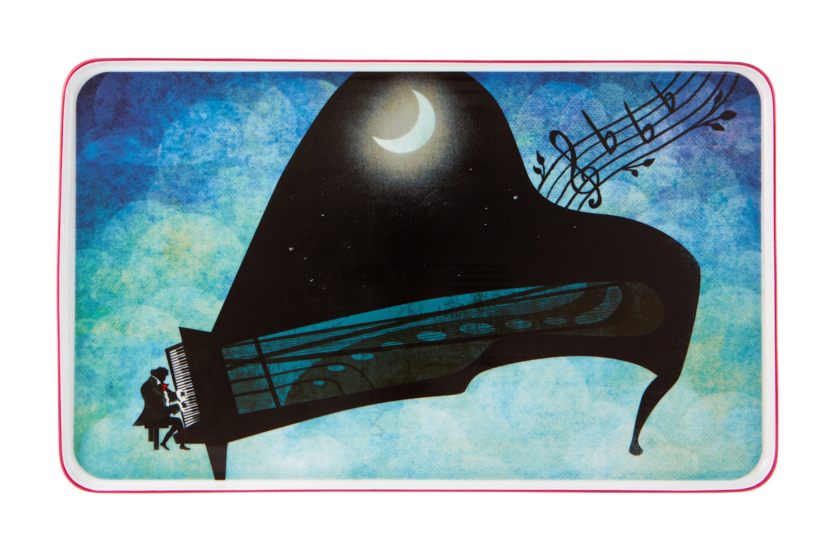 Vista Alegre Fur Beethoven Large Platter By Fatinha Ramos
