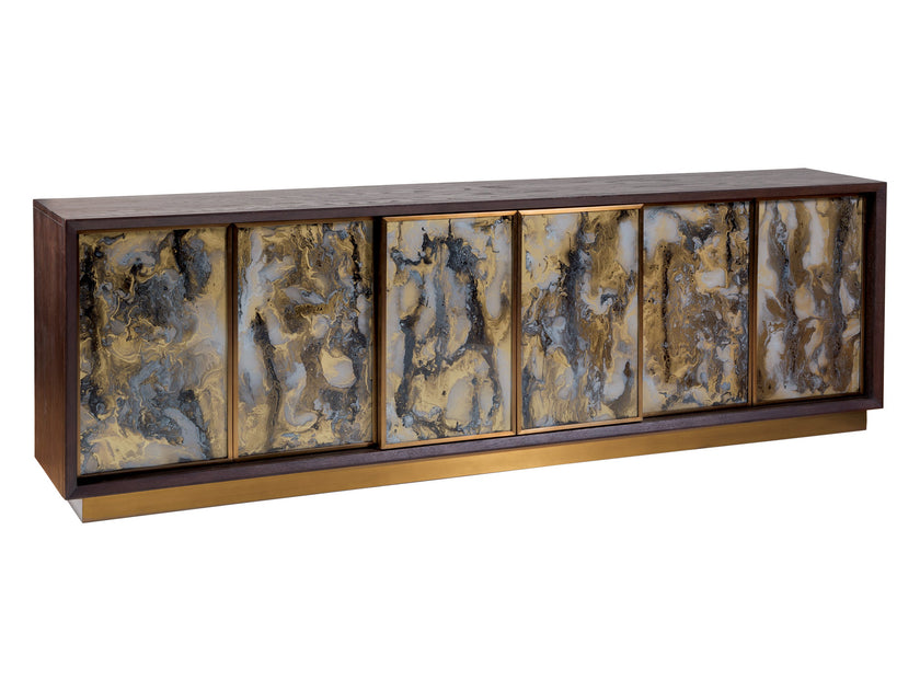 Artistica Home Verbatim Eglomise Long Media Console