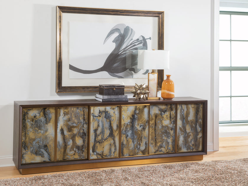 Artistica Home Verbatim Eglomise Long Media Console