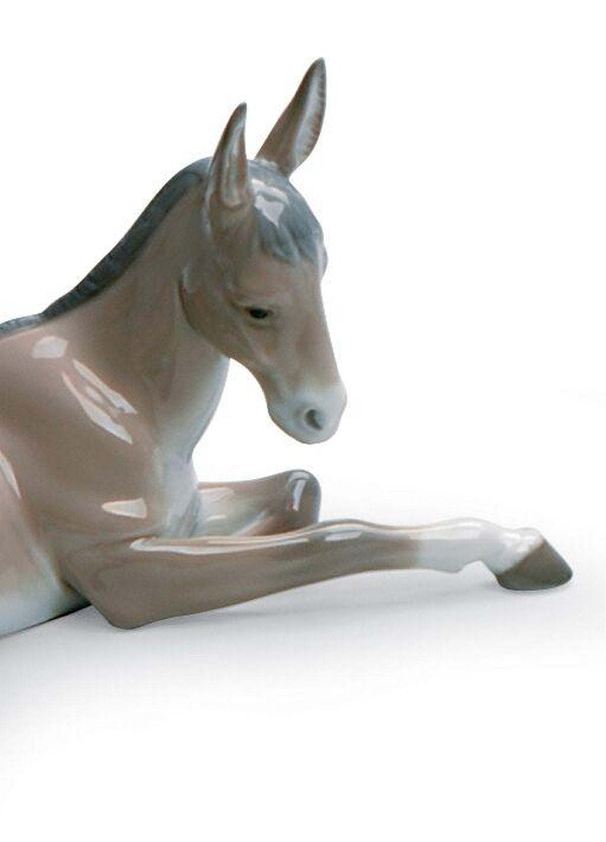 Lladro Donkey Naitvity Figurine