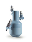 Lladro Parrot Parade Vase