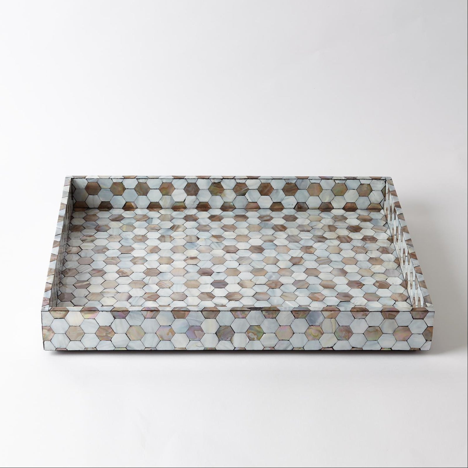 Global Views Mother Of Pearl Tray