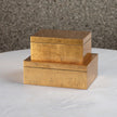 Global Views Luxe Gold Leaf Box