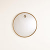 Global Views Exposed Mirror Antique Brass