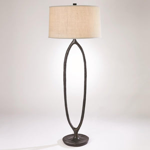 Global Views Bronze Ellipse Floor Lamp