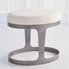 Global Views Oslo Stool with Muslin Cushion