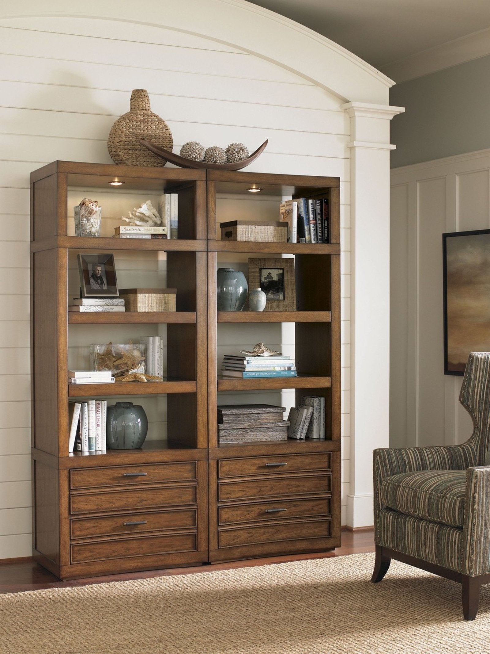 Sligh Longboat Key Crystal Sands Bookcase