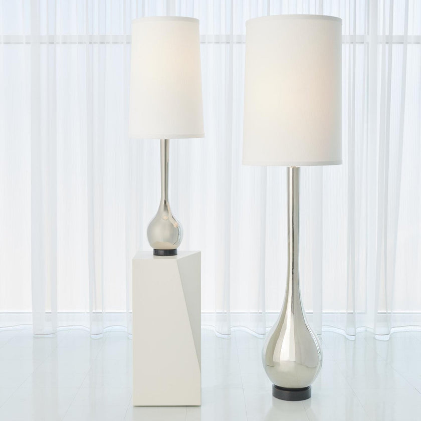 Global Views Light Bronze Bulb Floor Lamp