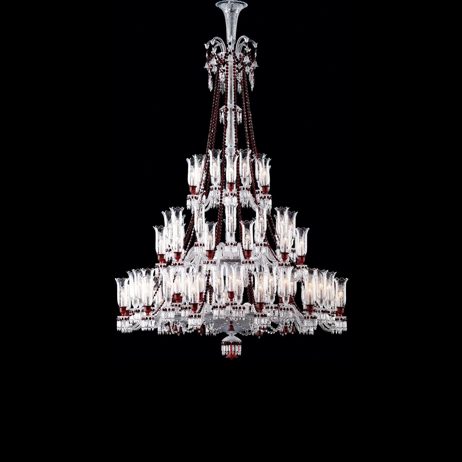 Baccarat Zénith Red Chandelier