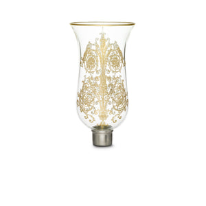 Baccarat Tulipe Hurricane Shade Flat Top Acanthus
