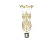Baccarat Tulipe Hurricane Shade Scalloped Top Acanthus