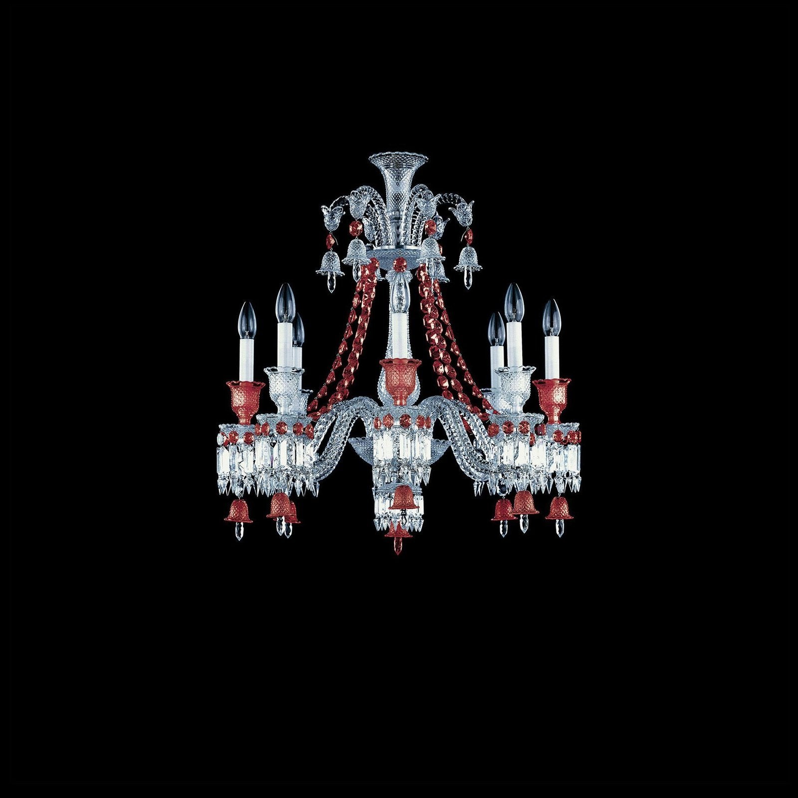 Baccarat Zénith Red Chandelier